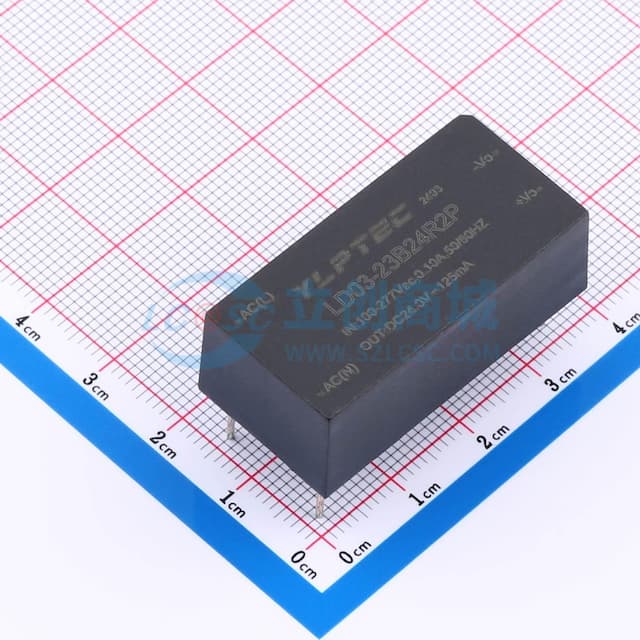 3W隔离稳压单路输出AC/DC电源模块实物图