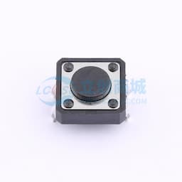 12*12*4.5mm 插脚轻触开关 黑色 4脚 弹力250gf缩略图