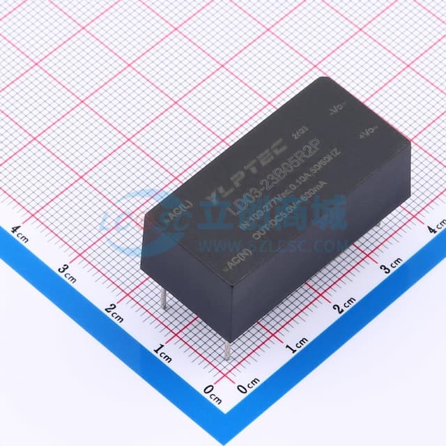 3W隔离稳压单路输出AC/DC电源模块实物图