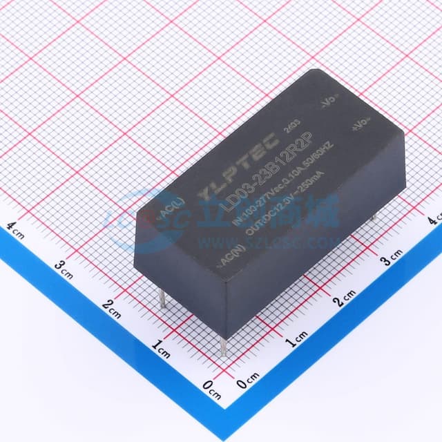 3W隔离稳压单路输出AC/DC电源模块实物图