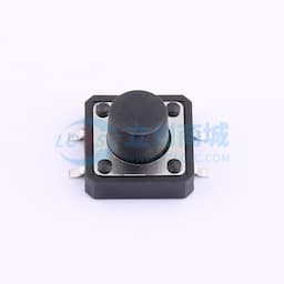 12*12*8mm 立贴轻触开关 黑色 弹力250gf 编带缩略图
