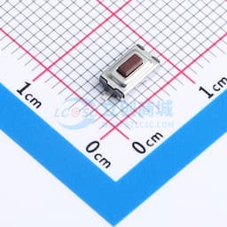 一型/平脚/2.5H/180gf/黑底红钮/防尘/编带缩略图