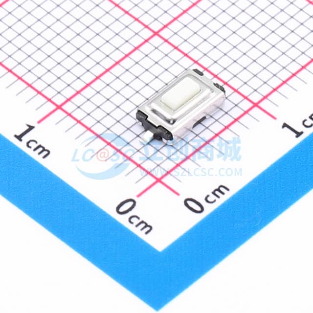 一型/贴片/2.5H/250gf/黑底PPA白钮/防尘/编带实物图