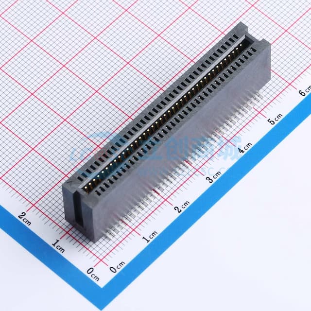 1.27mm P数:78P实物图