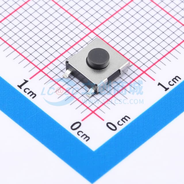 6.2X6.2底座/贴片/3.1H/250gf/全黑/不接地/防尘/编带实物图