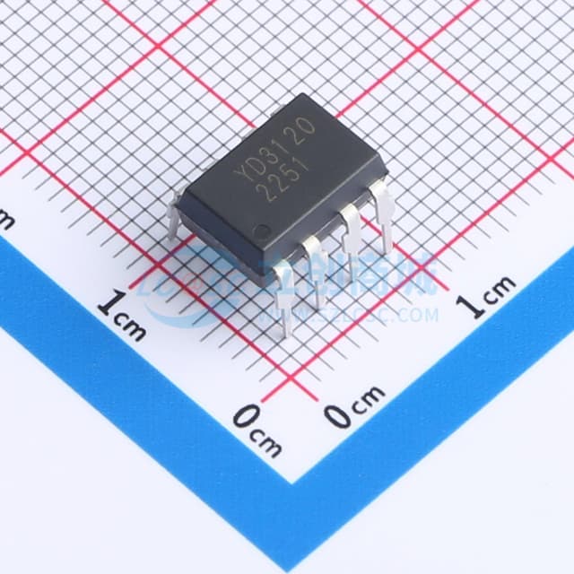 高噪声抑制，2.5A输出电流，栅极驱动光电耦合器实物图