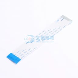 FFC排线1.0mm 17P总长100mm 反向 金手指4m 加强板8mm缩略图