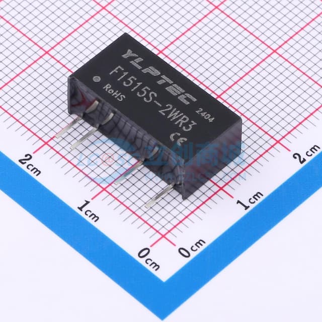 2W定电压输入隔离非稳压单路输出DC/DC模块电源实物图