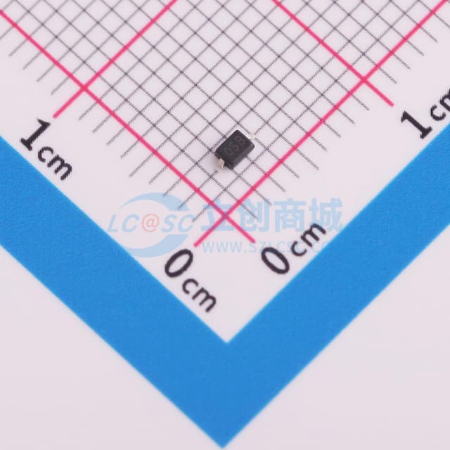 丝印:05B 双向ESD 5V截止 峰值浪涌电流：25A@8/20us实物图