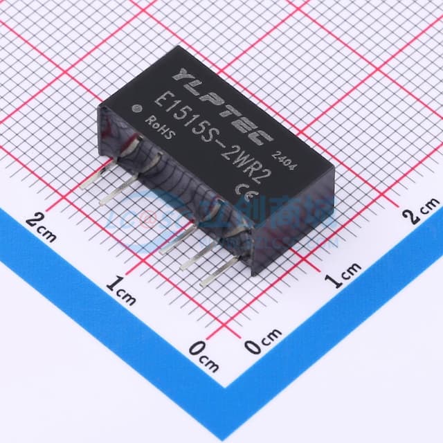 2W定电压输入隔离非稳压双路输出DC/DC电源模块实物图