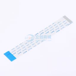 FFC排线1.0mm 15P总长100mm 反向 金手指4m 加强板8mm缩略图