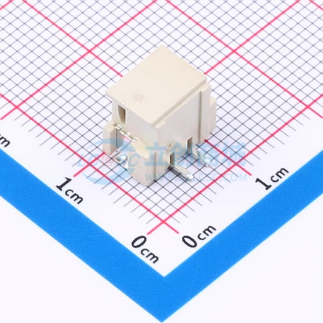 1x2P 间距:2.5mm 立贴 系列:XH实物图