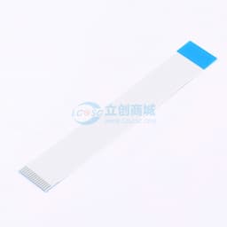FFC排线1.0mm 15P总长100mm 反向 金手指4m 加强板8mm缩略图