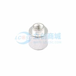 博众新材 SMT贴片螺母 M2螺母 M2x5.56xL5+1.53mm 黄铜镀锡表贴圆螺母柱 BSMTSOM250BTR缩略图