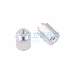 博众新材 SMT贴片螺母 M2螺母 M2x5.56xL6+1.53mm 黄铜镀锡表贴圆螺母柱 BSMTSOM260BTR缩略图