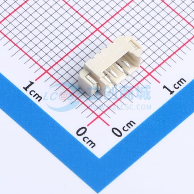 1x4P 间距:1.25mm 卧贴实物图