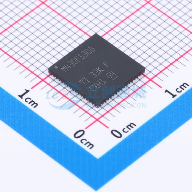 具有 16KB 闪存、6KB SRAM、10 位 ADC、比较器、DMA、UART/SPI/I2C 和硬件乘法器的 25MHz MCU实物图