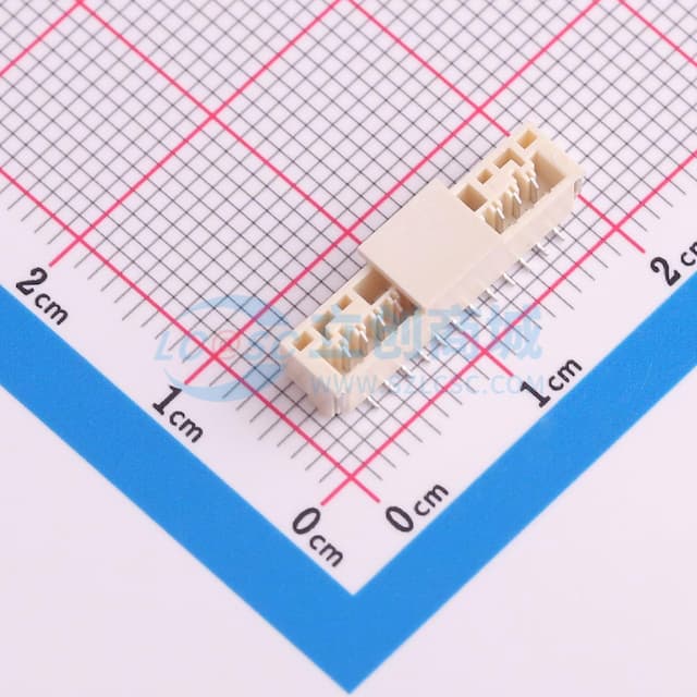 1x12P 间距:1.25mm 立贴 系列:GH实物图