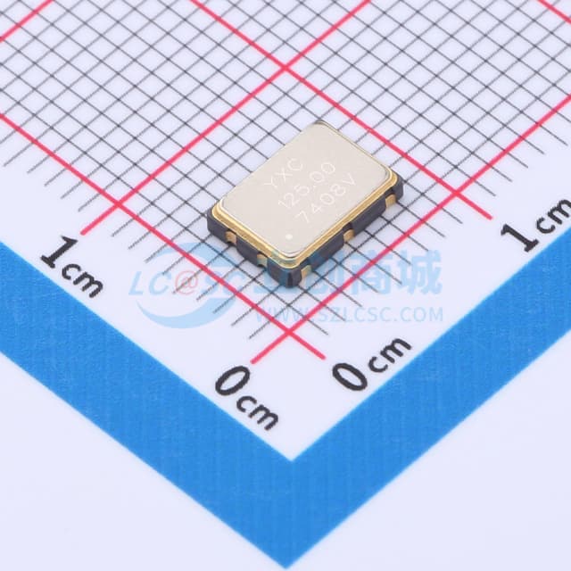 YSV310PR 125MHZ 6P 7050 3.3V FS±50PPM -40~85℃ 牵引±100PPM CMOS实物图