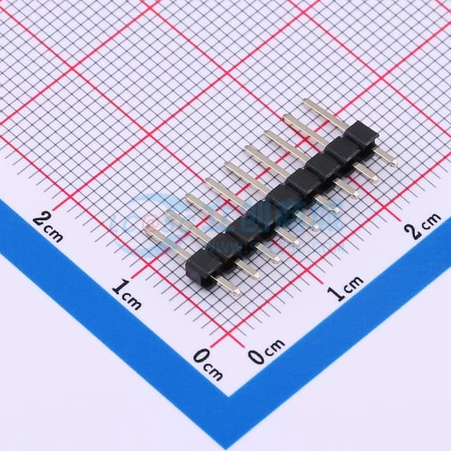 1x9P 间距:2.54mm 方针 直插 【排针】实物图