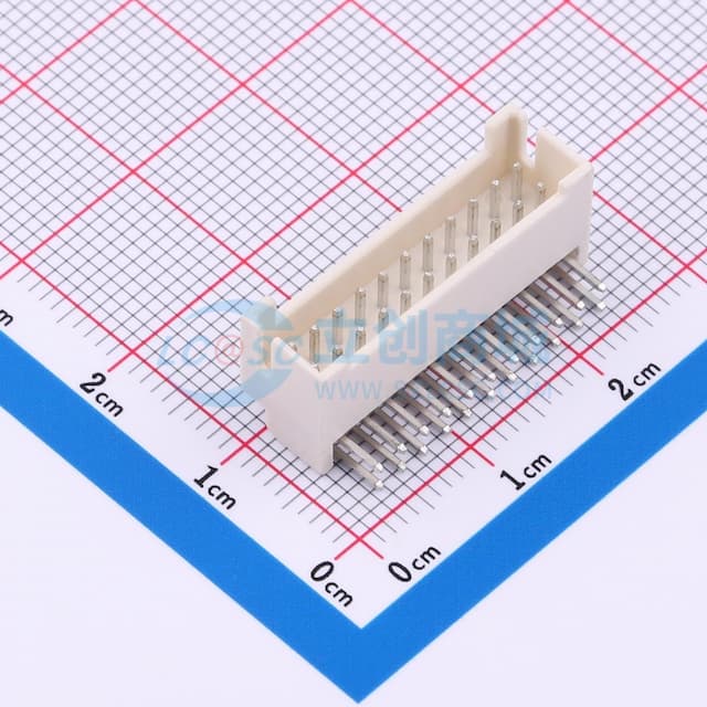 2x11P 间距:2mm 弯插【插件】实物图