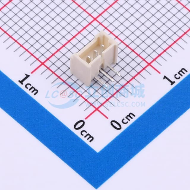 1x3P 间距:1.25mm 弯插 【插件】实物图