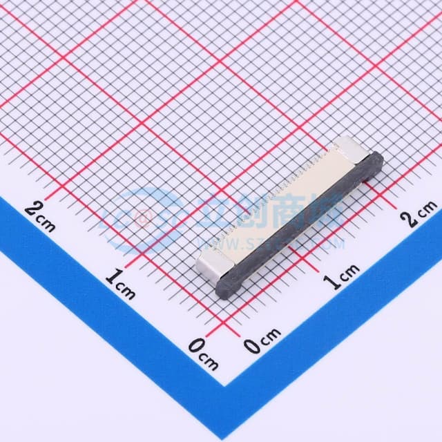 间距:0.5mm P数:30P 抽屉式 下接实物图