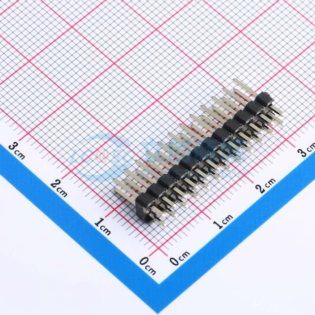 2x12P 间距:2.54mm 方针 直插 【排针】实物图