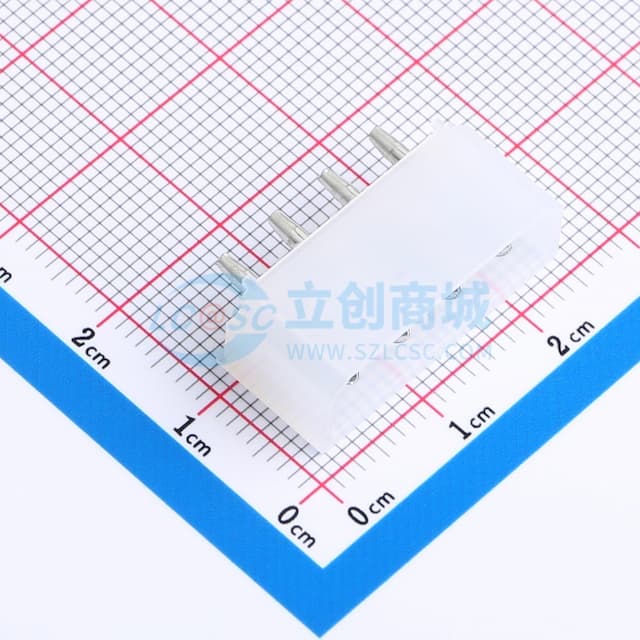 1x4P 间距:5.08mm 直插【插件】实物图