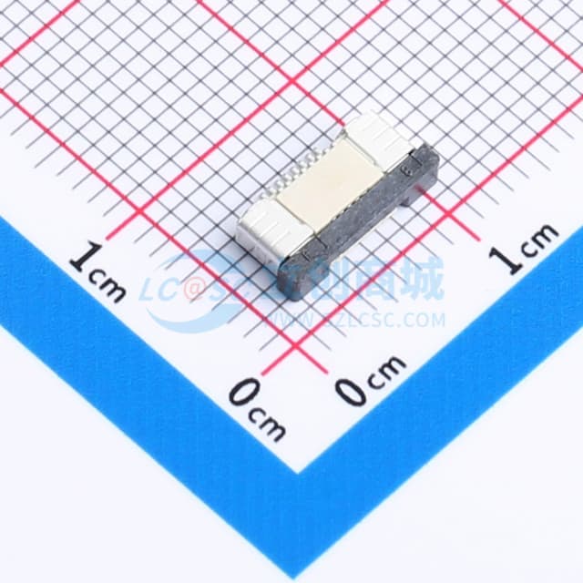 间距:0.5mm P数:8P 抽屉式 下接实物图
