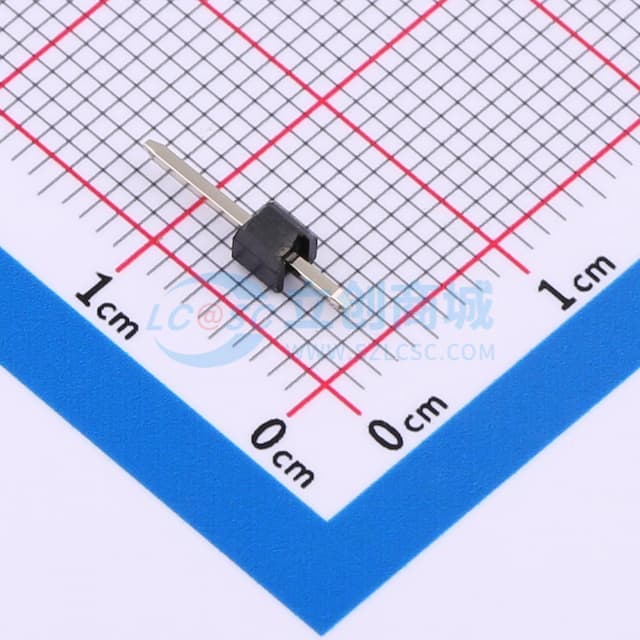1x1P 间距:2.54mm 方针 直插 【排针】实物图