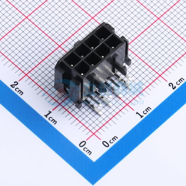 2x4P 间距:3mm 弯插 【插件】实物图