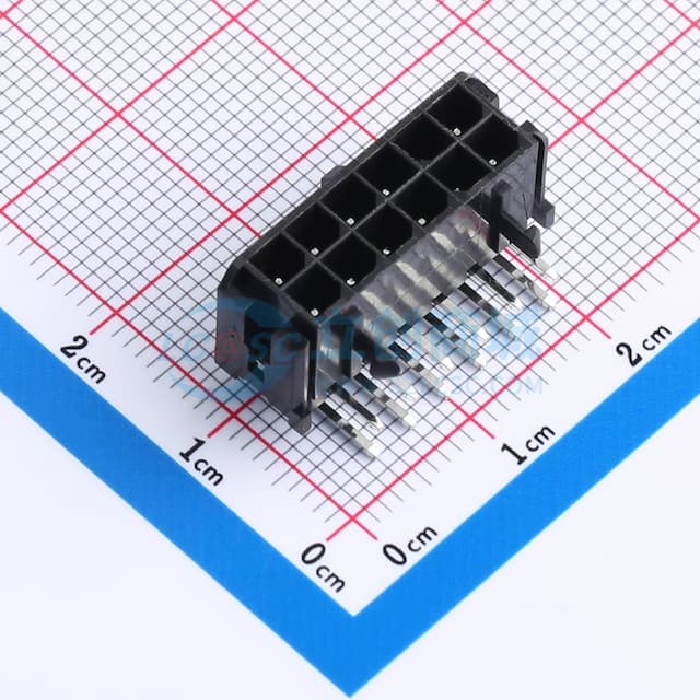 2x6P 间距:3mm 弯插 【插件】实物图