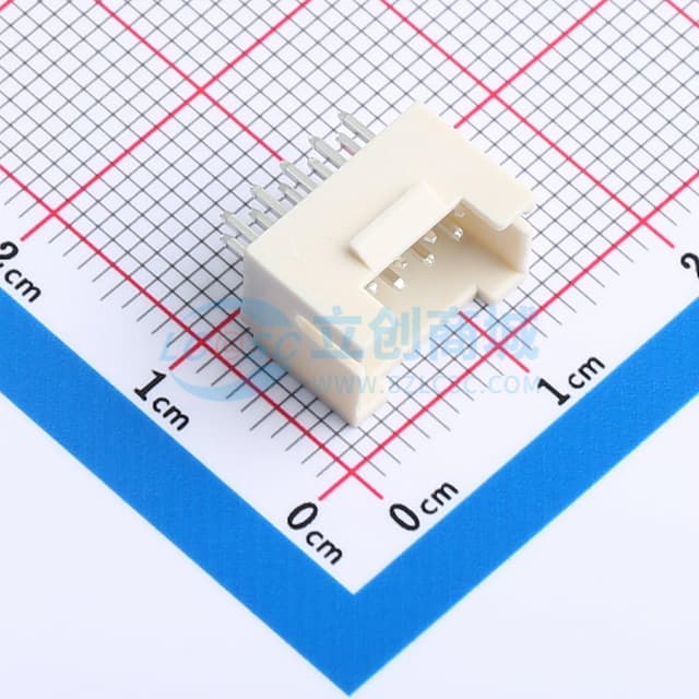 2x5P 间距:2mm 直插 【插件】实物图