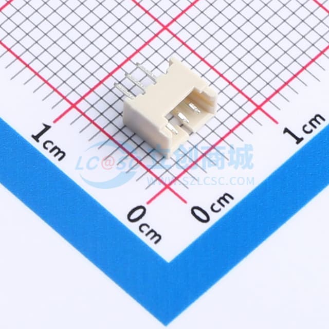 1x3P 间距:1.25mm 直插 【插件】实物图