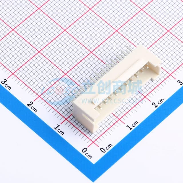 2x12P 间距:2mm 直插 【插件】实物图