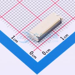 间距:0.5mm P数:22P 翻盖式 双侧触点/上下接缩略图
