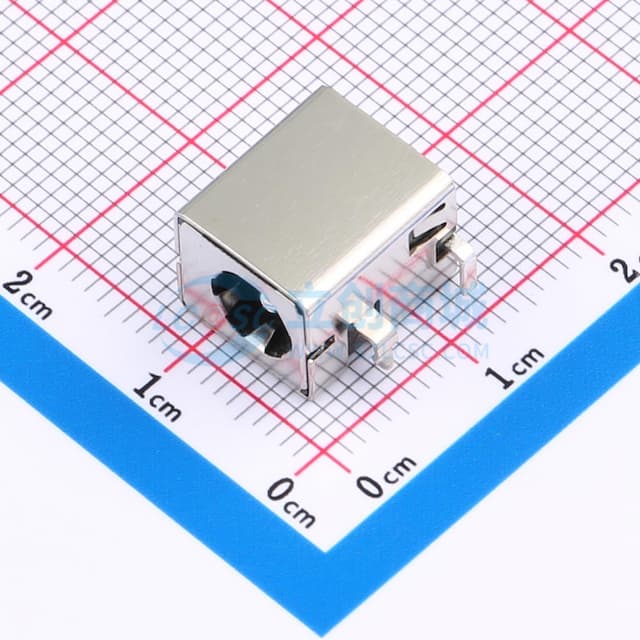 DC电源插座 内径:2mm 外径:6mm 【插件】实物图