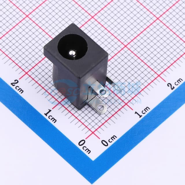 DC电源插座 内径:2mm 外径:6.4mm 【AC】实物图