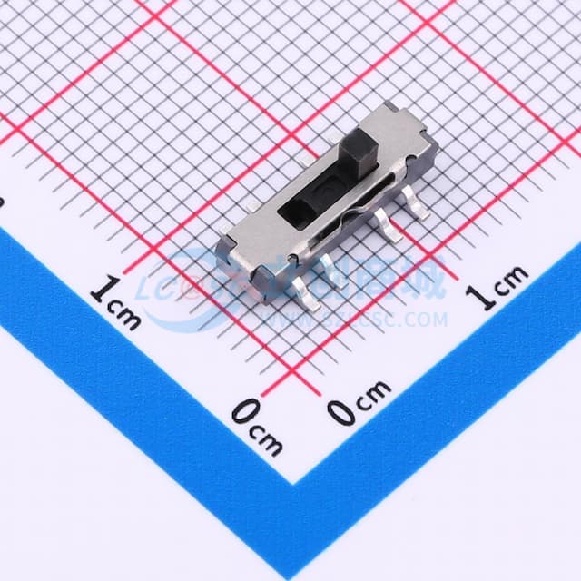 柄长2mm立贴三档 滑动开关 【拨动】实物图