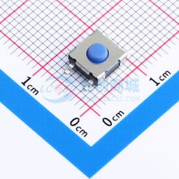 大力度防水蓝色硅胶开关 6.3mm*6.2mm*3.5缩略图