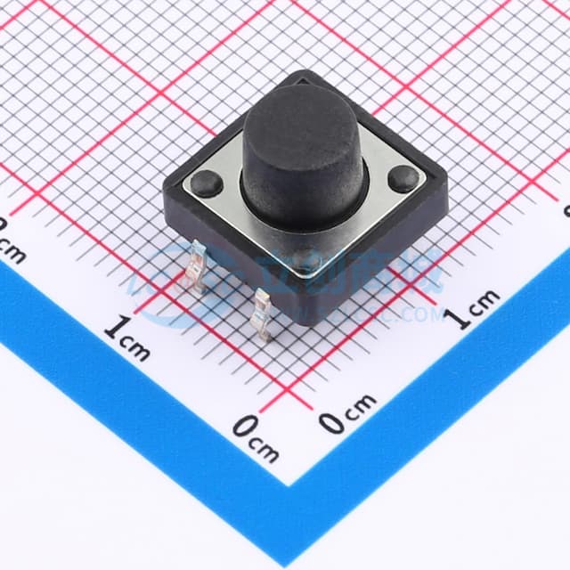 12mm*12mm*8mm 12V 50mA【轻触】实物图