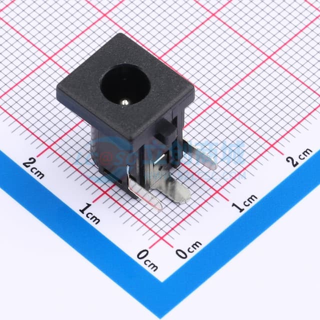 DC电源插座 内径:2mm 外径:6mm 【AC】实物图