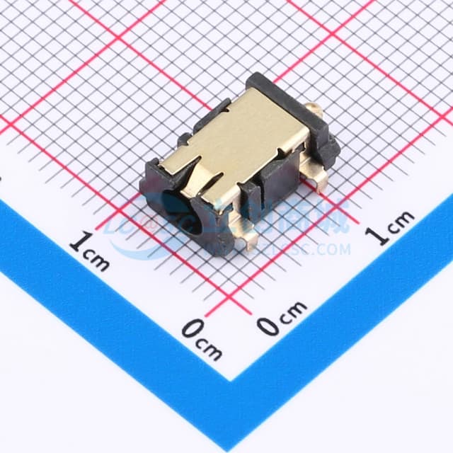 DC电源插座 内径:1.3mm 外径:3.6mm 【沉板焊接】实物图