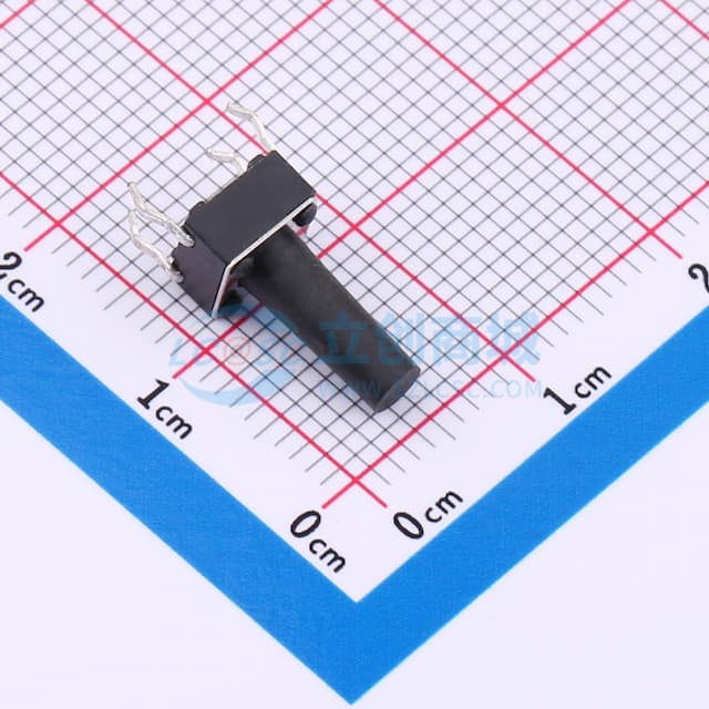 6mm*6mm*12.5mm 12V 50mA【轻触】实物图