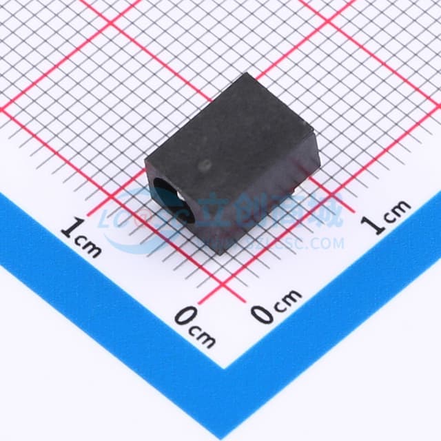 DC电源插座 内径:1.3mm 外径:3.7mm 【插件】实物图