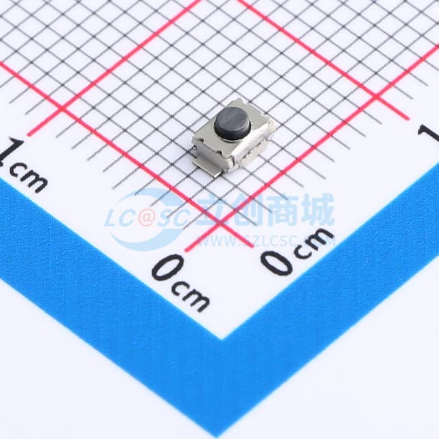 小型正按轻触开关无柱 250gf H1.8实物图