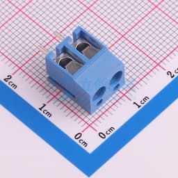蓝色 直插式/5.0mm 2P 十字螺丝缩略图