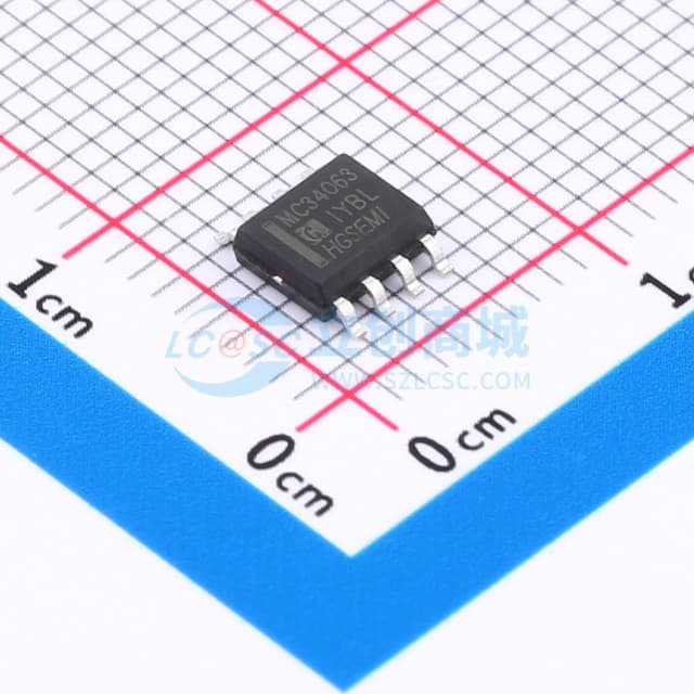 MC34063 DC-DC转换器控制器实物图
