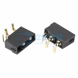 AMASS(艾迈斯)功率数据混合插头 金黑PCB弯插 板卧式 公头XT30PW(2+2)-M.G.B缩略图